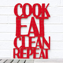 Load image into Gallery viewer, Spunky Fluff Proudly handmade in South Dakota, USA Cook Eat Clean Repeat
