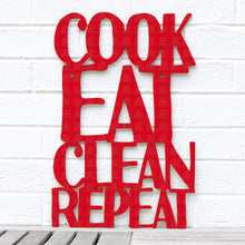 Load image into Gallery viewer, Spunky Fluff Proudly handmade in South Dakota, USA Cook Eat Clean Repeat