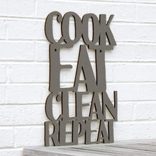 Load image into Gallery viewer, Spunky Fluff Proudly handmade in South Dakota, USA Small / Charcoal Gray Cook Eat Clean Repeat