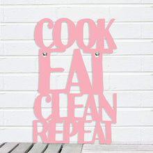 Load image into Gallery viewer, Spunky Fluff Proudly handmade in South Dakota, USA Small / Pink Cook Eat Clean Repeat
