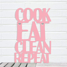 Load image into Gallery viewer, Spunky Fluff Proudly handmade in South Dakota, USA Small / Pink Cook Eat Clean Repeat