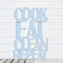 Load image into Gallery viewer, Spunky Fluff Proudly handmade in South Dakota, USA Small / Powder Cook Eat Clean Repeat
