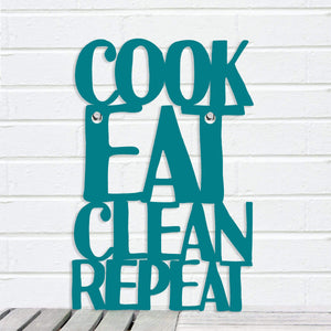 Spunky Fluff Proudly handmade in South Dakota, USA Small / Teal Cook Eat Clean Repeat