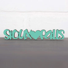 Load image into Gallery viewer, Spunky Fluff Proudly handmade in South Dakota, USA Custom Home Town-Tiny Word Magnet