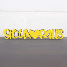 Load image into Gallery viewer, Spunky Fluff Proudly handmade in South Dakota, USA Custom Home Town-Tiny Word Magnet