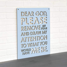 Load image into Gallery viewer, Spunky Fluff Proudly handmade in South Dakota, USA Powder Dear God (Please Remove my Fear)