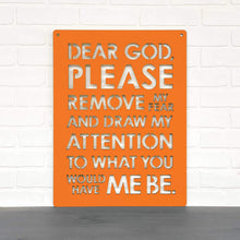 Load image into Gallery viewer, Spunky Fluff Proudly handmade in South Dakota, USA Dear God (Please Remove my Fear)