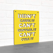 Load image into Gallery viewer, Spunky Fluff Proudly handmade in South Dakota, USA Didn't Cause It Can't Control It Can't Cure it