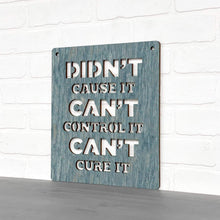 Load image into Gallery viewer, Spunky Fluff Proudly handmade in South Dakota, USA Didn't Cause It Can't Control It Can't Cure it