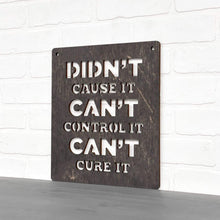 Load image into Gallery viewer, Spunky Fluff Proudly handmade in South Dakota, USA Didn't Cause It Can't Control It Can't Cure it