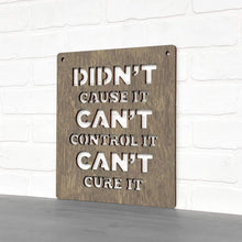 Load image into Gallery viewer, Spunky Fluff Proudly handmade in South Dakota, USA Didn't Cause It Can't Control It Can't Cure it