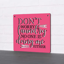Load image into Gallery viewer, Spunky Fluff Proudly handmade in South Dakota, USA Medium / Magenta Don't Worry Laundry