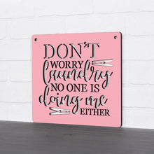 Load image into Gallery viewer, Spunky Fluff Proudly handmade in South Dakota, USA Medium / Pink Don't Worry Laundry
