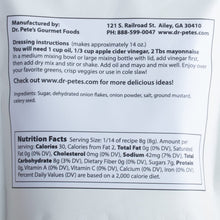 Load image into Gallery viewer, Dr. Pete's Baking Mixes Dr. Pete's Sweet Onion Dressing Mix