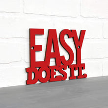 Load image into Gallery viewer, Spunky Fluff Proudly handmade in South Dakota, USA Small / Red Easy Does It