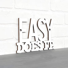 Load image into Gallery viewer, Spunky Fluff Proudly handmade in South Dakota, USA Small / White Easy Does It