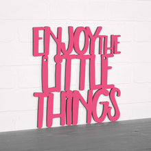 Load image into Gallery viewer, Spunky Fluff Proudly handmade in South Dakota, USA Medium / Magenta Enjoy the Little Things