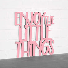 Load image into Gallery viewer, Spunky Fluff Proudly handmade in South Dakota, USA Medium / Pink Enjoy the Little Things