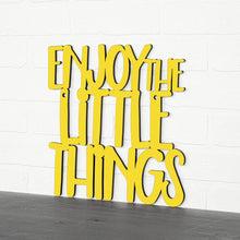 Load image into Gallery viewer, Spunky Fluff Proudly handmade in South Dakota, USA Medium / Yellow Enjoy the Little Things