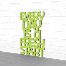 Load image into Gallery viewer, Spunky Fluff Proudly handmade in South Dakota, USA Every Day Is A Fresh Start