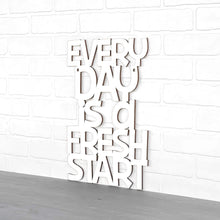 Load image into Gallery viewer, Spunky Fluff Proudly handmade in South Dakota, USA Every Day Is A Fresh Start