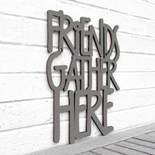 Load image into Gallery viewer, Spunky Fluff Proudly handmade in South Dakota, USA Medium / Charcoal Gray Friends Gather Here