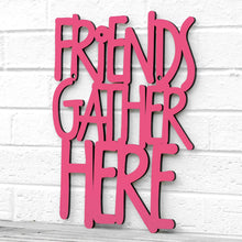 Load image into Gallery viewer, Spunky Fluff Proudly handmade in South Dakota, USA Medium / Magenta Friends Gather Here