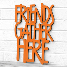 Load image into Gallery viewer, Spunky Fluff Proudly handmade in South Dakota, USA Medium / Orange Friends Gather Here