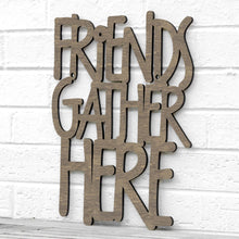 Load image into Gallery viewer, Spunky Fluff Proudly handmade in South Dakota, USA Medium / Weathered Brown Friends Gather Here