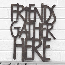Load image into Gallery viewer, Spunky Fluff Proudly handmade in South Dakota, USA Medium / Weathered Ebony Friends Gather Here