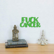 Load image into Gallery viewer, Spunky Fluff Proudly handmade in South Dakota, USA Fuck Cancer
