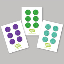 Load image into Gallery viewer, Spunky Fluff Proudly handmade in South Dakota, USA Glitter Dot Magnet Set, Small