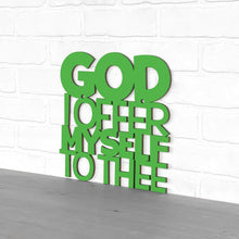 Load image into Gallery viewer, Spunky Fluff Proudly handmade in South Dakota, USA God I Offer Myself To Thee