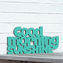 Load image into Gallery viewer, Spunky Fluff Proudly handmade in South Dakota, USA Medium / Turquoise Good Morning Sunshine