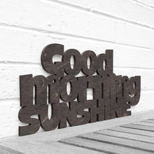 Load image into Gallery viewer, Spunky Fluff Proudly handmade in South Dakota, USA Medium / Weathered Ebony Good Morning Sunshine