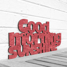 Load image into Gallery viewer, Spunky Fluff Proudly handmade in South Dakota, USA Medium / Weathered Red Good Morning Sunshine