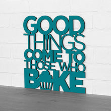 Load image into Gallery viewer, Spunky Fluff Proudly handmade in South Dakota, USA "Good Things Come to Those Who Bake" Wall Décor