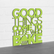 Load image into Gallery viewer, Spunky Fluff Proudly handmade in South Dakota, USA "Good Things Come to Those Who Bake" Wall Décor