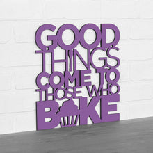 Load image into Gallery viewer, Spunky Fluff Proudly handmade in South Dakota, USA "Good Things Come to Those Who Bake" Wall Décor