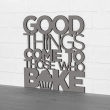Load image into Gallery viewer, Spunky Fluff Proudly handmade in South Dakota, USA "Good Things Come to Those Who Bake" Wall Décor