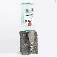 Load image into Gallery viewer, Funky Rock Proudly Handmade in Maine, USA Dispenser Black Granite Beverage Dispenser