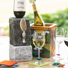 Load image into Gallery viewer, Funky Rock Proudly Handmade in Maine, USA Granite Beverage Dispenser