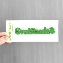 Load image into Gallery viewer, Spunky Fluff Proudly handmade in South Dakota, USA Gratitude-Tiny Word Magnet