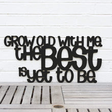 Load image into Gallery viewer, Spunky Fluff Proudly handmade in South Dakota, USA Medium / Black Grow Old With Me