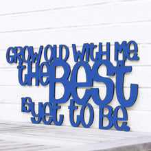 Load image into Gallery viewer, Spunky Fluff Proudly handmade in South Dakota, USA Medium / Cobalt Blue Grow Old With Me