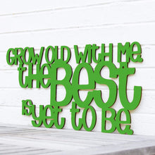 Load image into Gallery viewer, Spunky Fluff Proudly handmade in South Dakota, USA Medium / Grass Green Grow Old With Me