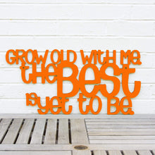 Load image into Gallery viewer, Spunky Fluff Proudly handmade in South Dakota, USA Medium / Orange Grow Old With Me