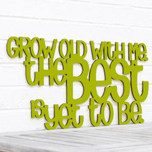 Load image into Gallery viewer, Spunky Fluff Proudly handmade in South Dakota, USA Medium / Pear Green Grow Old With Me