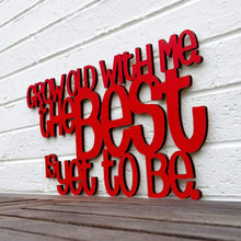 Load image into Gallery viewer, Spunky Fluff Proudly handmade in South Dakota, USA Medium / Red Grow Old With Me