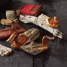 Load image into Gallery viewer, Sticks and Steel Hand-Carved Cedar Duck